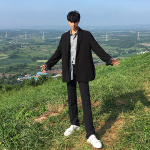 Men’s Korean Loose Straight Pants