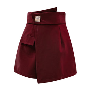Plus Size High Waist Skirt