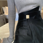 Plus Size High Waist Skirt