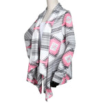 Women Open Front Cardigan Long Sleeve Shawl Neck Breathable Cardigan Well