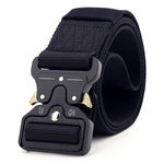 Men Multifunction Nylon Military Tactical Adjustable Waist Belt Quick Release Belt