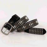 Retro Rivet Cowhide Unisex Belt