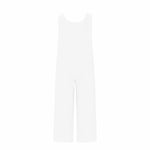Women's Elegant Wide-Leg Jumpsuit - Button Front Formal & Casual Romper, Lightweight Wear