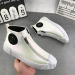 Casual Zipper Colorful Ankle Boots Sneakers