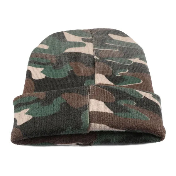 Unisex 5 LED Knitted Beanie Winter Warm Hat Camping Jogging Running Cap Headlamp