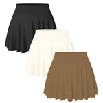 3PACK Seamless Tennis Shorts Skirt For Women