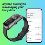 AMOLED Unisex Fitness Tracking Smartwatch With Heart Rate, Blood Oxygen And Sleep Monitoring, Waterproof Function, Pedometer, Swimming Health Activity Tracking