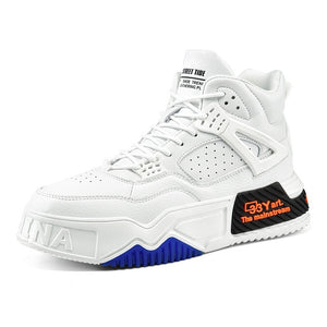High-top Tide Shoes Student Combat Boots Platform Sneakers