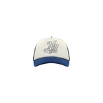 Blue And White Color Matching Retro Caps National Trend Couple Single Product Accessories Hats