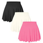 3PACK Seamless Tennis Shorts Skirt For Women