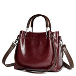 Bags Handbags Korean Fashion Women's Bags Soft Leather Retro Bucket Bag Handbag