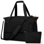 Travel Duffel Bag Sports Gym Bag For Girls Teen Birthday Gifts, Personal Item Weekender Bag Carry On Tote Bags For Women Men,Waterproof Overnight Luggage Bag With Trolley Sleeve