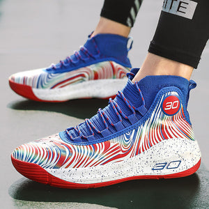 Platinum Sneakers Boys Basketball Shoes Combat Boots