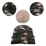 Unisex 5 LED Knitted Beanie Winter Warm Hat Camping Jogging Running Cap Headlamp